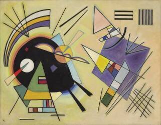 Black and purple (Wassily Kandinsky) - Muzeo.com