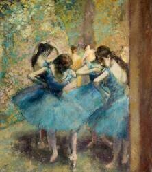 Blue Dancers (Edgar Degas) - Muzeo.com