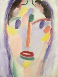 Blue head (Alexej von Jawlensky) - Muzeo.com