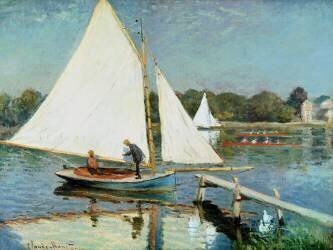 Boaters at Argenteuil (Claude Monet) - Muzeo.com