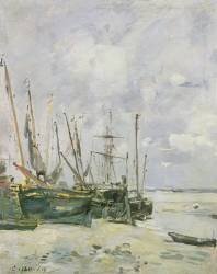 Boats (Eugène Boudin) - Muzeo.com