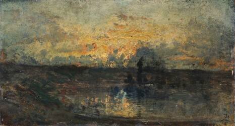 Boucle de rivière (Félix Ziem) - Muzeo.com