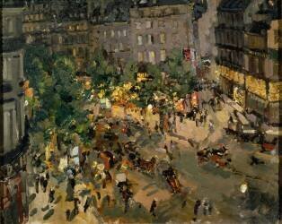 Boulevard des Capucines (Constantin Korovine) - Muzeo.com