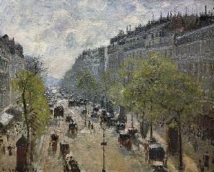 Boulevard Montmartre (Camille Pissarro) - Muzeo.com