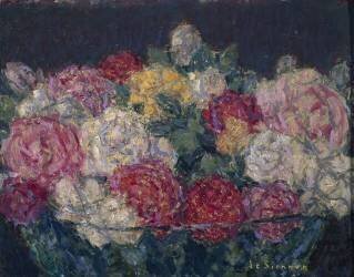 Bouquet de roses (Henri Le Sidaner) - Muzeo.com