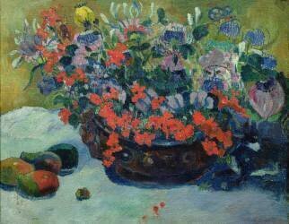 Bouquet of Flowers (Paul Gauguin) - Muzeo.com