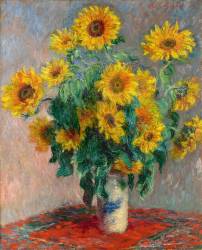 Bouquet of Sunflowers (Claude Monet) - Muzeo.com