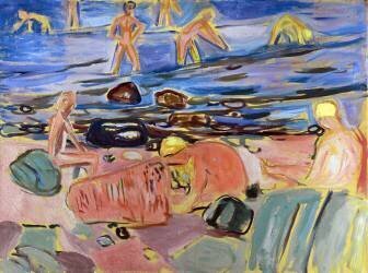 Boys bathing (Edvard Munch) - Muzeo.com