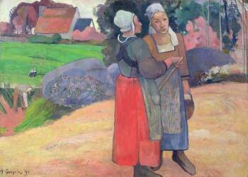 Breton Peasants (Paul Gauguin) - Muzeo.com