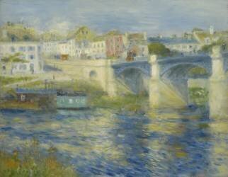 Bridge at Chatou (Auguste Renoir) - Muzeo.com