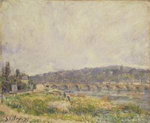 Bridge at Sevres (Alfred Sisley) - Muzeo.com