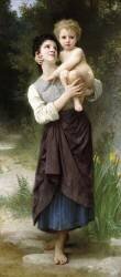 Brother and Sister (William Bouguereau) - Muzeo.com
