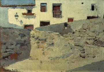 Buñol Street (Joaquin Sorolla y Bastida) - Muzeo.com