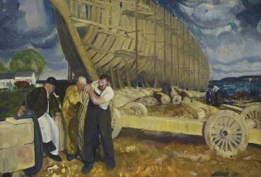 Builders of Ships (George Wesley Bellows) - Muzeo.com