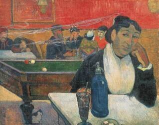 Cafe At Arles (Paul Gauguin) - Muzeo.com