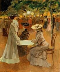 Café Terrace (Louis Abel-Truchet) - Muzeo.com