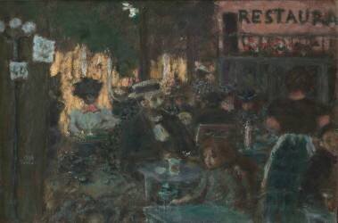 Café Terrace (Pierre Bonnard) - Muzeo.com