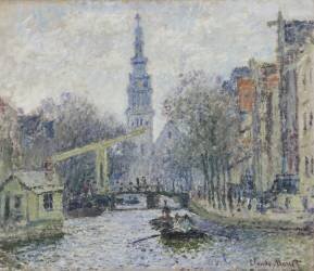 Canal a Amsterdam (Claude Monet) - Muzeo.com