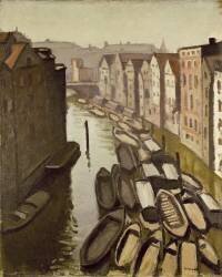 Canal à Hambourg (Albert Marquet) - Muzeo.com