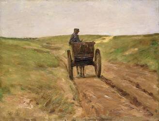 Cart in Katwijk (Max Liebermann) - Muzeo.com
