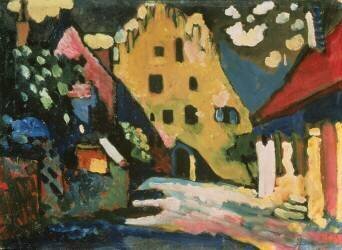 Castle Yard (Wassily Kandinsky) - Muzeo.com