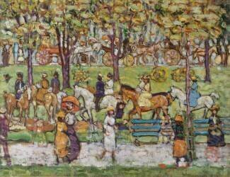 Central Park (Maurice Brazil Prendergast) - Muzeo.com