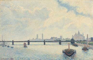 Charing Cross Bridge (Camille Pissarro) - Muzeo.com