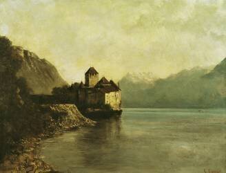 Chateau de Chillon (Gustave Courbet) - Muzeo.com