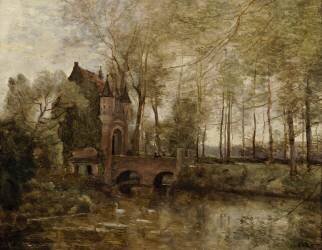 Château de Wagnouville (Jean-Baptiste Camille Corot) - Muzeo.com