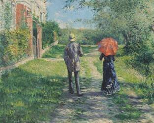 Chemin Montant (Gustave Caillebotte) - Muzeo.com