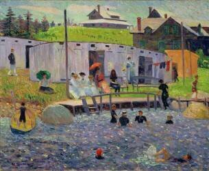 Chester Bathing Hour (William James Glackens) - Muzeo.com