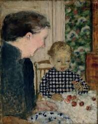 Child Eating Cherries (Pierre Bonnard) - Muzeo.com