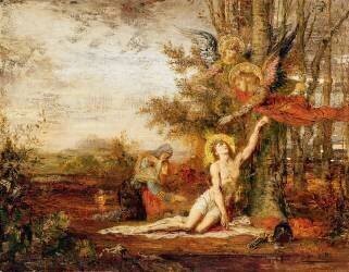 Christ with Angels (Gustave Moreau) - Muzeo.com