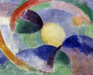Circular Shapes, Moon (Robert Delaunay) - Muzeo.com