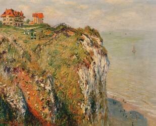 Cliff at Dieppe (Claude Monet) - Muzeo.com