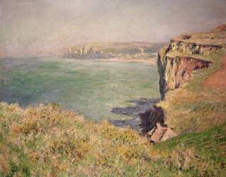 Cliff at Varengeville (Claude Monet) - Muzeo.com