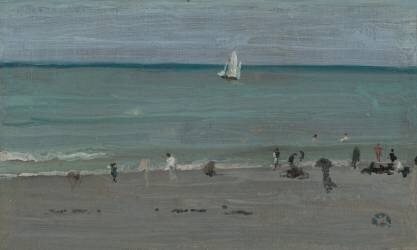 Coast Scene, Bathers (James Abbott McNeill Whistler) - Muzeo.com