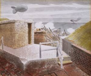 Coastal Defences (Eric Ravilious) - Muzeo.com