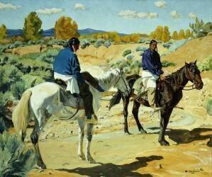 Companions (Walter Ufer) - Muzeo.com