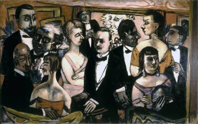 Company in Paris (Max Beckmann) - Muzeo.com