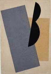 Composition (Blue-Yellow-Black) (Lioubov Popova) - Muzeo.com