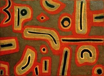 Composition in red (Paul Klee) - Muzeo.com
