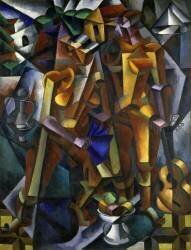 Composition with Figures (Lioubov Popova) - Muzeo.com