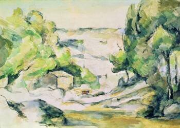 Countryside in Provence (Paul Cézanne) - Muzeo.com
