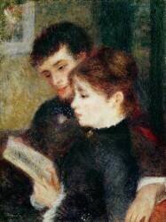 Couple Reading (Auguste Renoir) - Muzeo.com