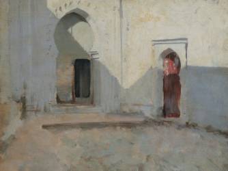 Courtyard (John Singer Sargent) - Muzeo.com