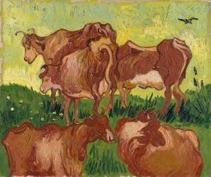 Cows (Vincent van Gogh) - Muzeo.com
