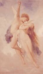 Cupid and Psyche (William Bouguereau) - Muzeo.com