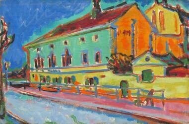 Dance Hall Bellevue (Ernst Ludwig Kirchner) - Muzeo.com