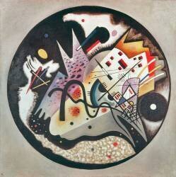 Dans le cercle noir (Wassily Kandinsky) - Muzeo.com